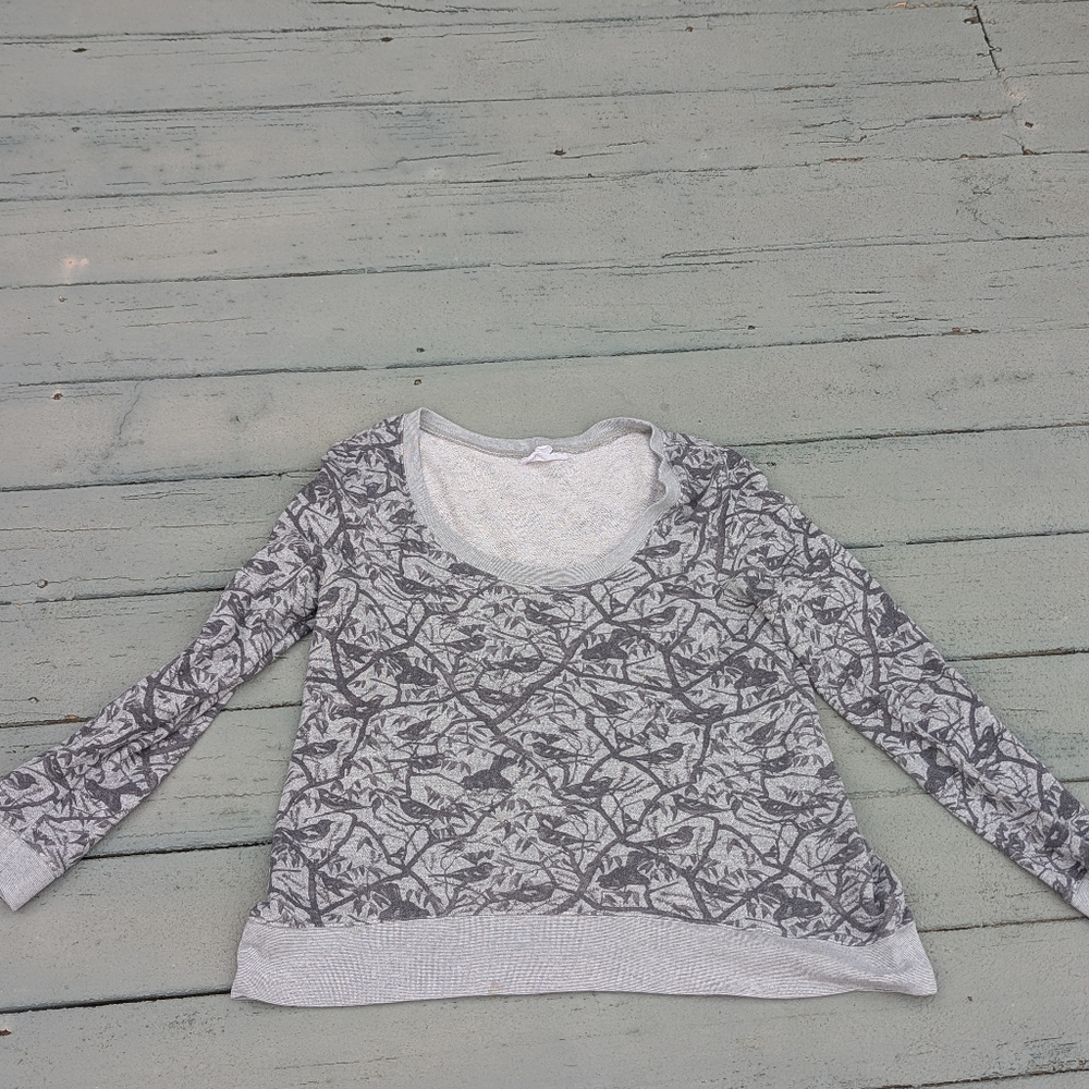 Lilka Oversized Birds in Trees Sweatshirt